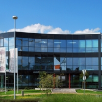 Bürogebäude nach Fertigstellung